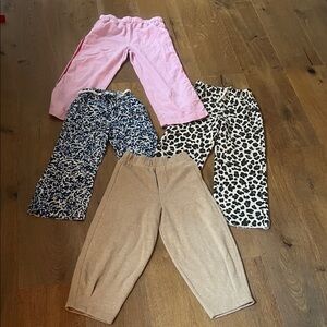 Zara Girls Pants Set 4 Pairs. Size 7/8 perfect for Spring !!!